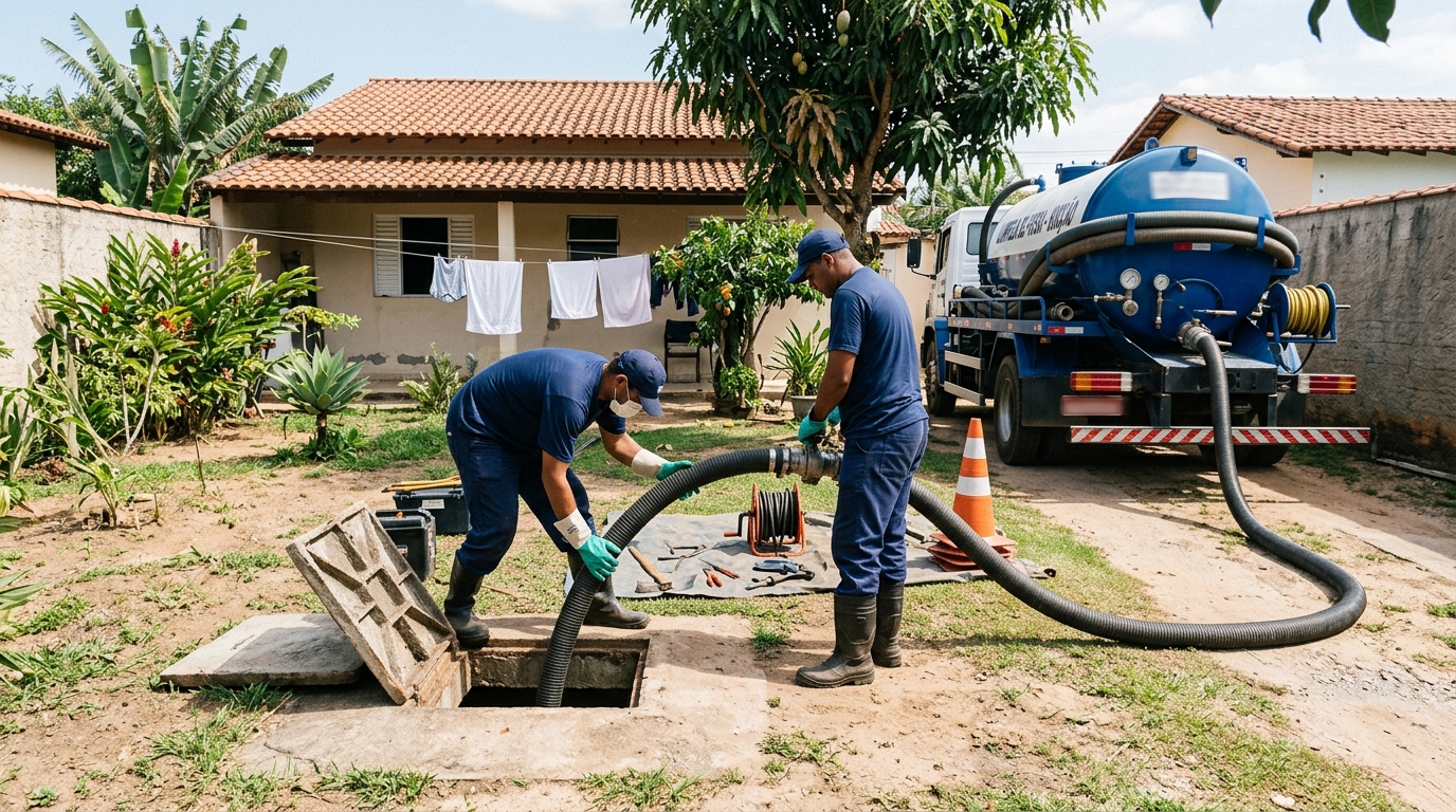 Limpeza de fossa séptica em Osasco-SP
